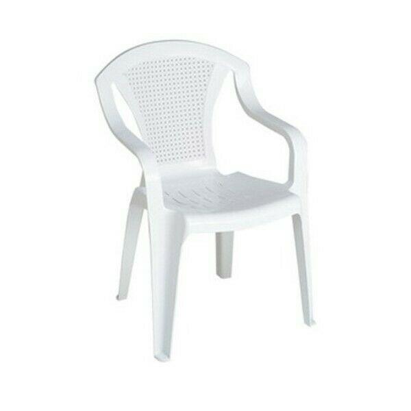 SILLON RESINA BAJO BLANCO -