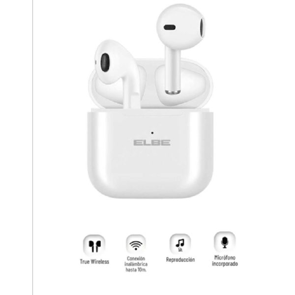 AURICULAR BLUETOOTH WIRELESS BLANCO -