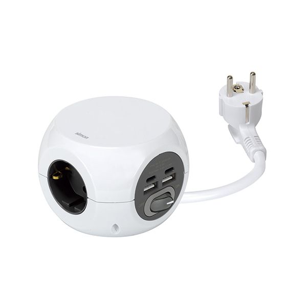 BASE MULTIPLE 3T COMBIBALL 2USB A + 2 USB C -
