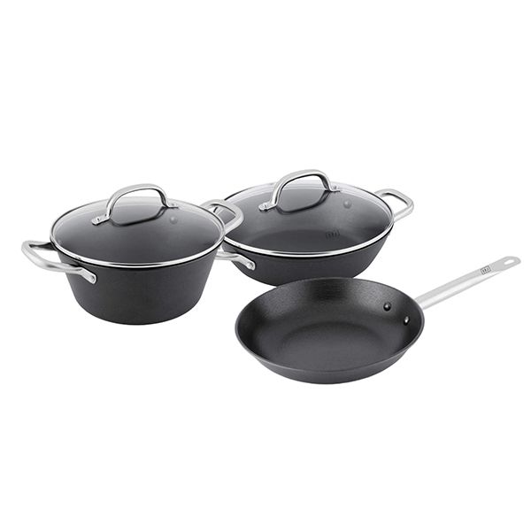 BATERIA COCINA HIERRO FUND SET-3 -