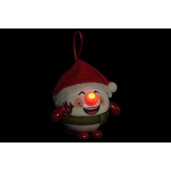 BOLA NAVIDAD LED MUÑECO -