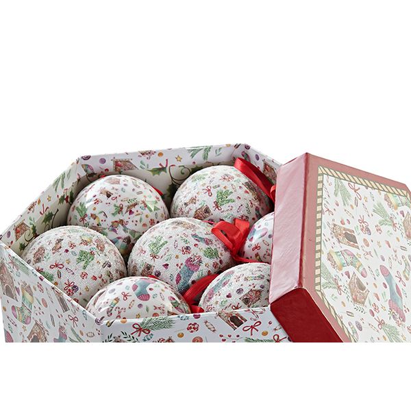 BOLA NAVIDAD SET-7 7,5 CM
