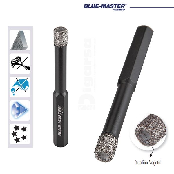 BROCA AUTOLUBRICADA PORCELANICO Ø8