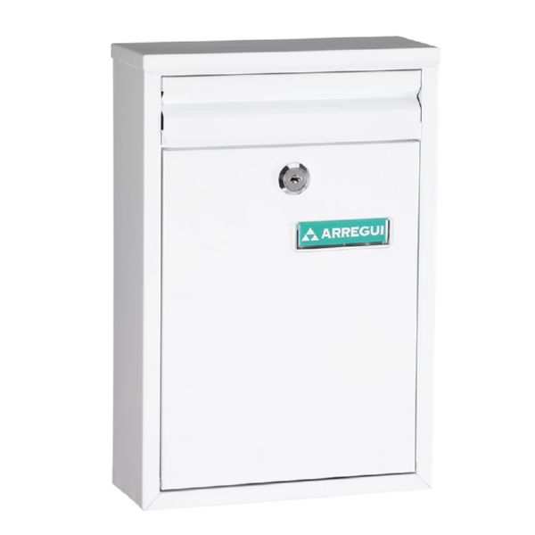 BUZON EXTERIOR ACERO BLANCO 32X22X8 CM