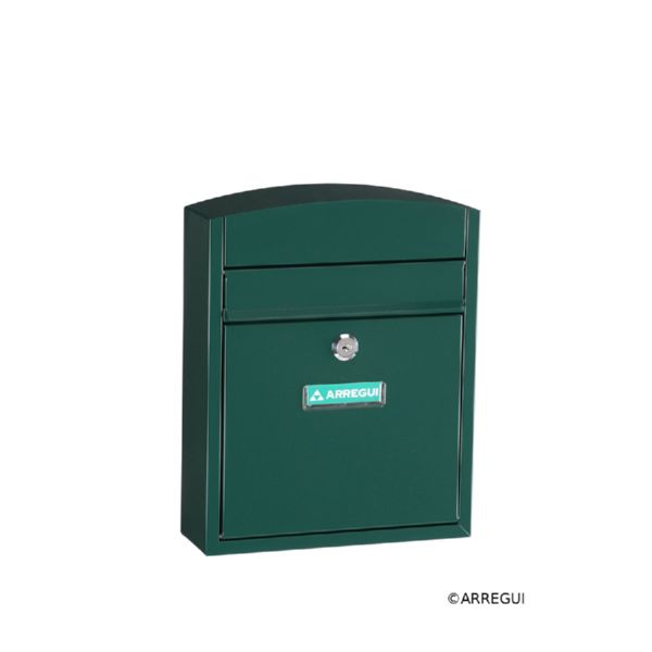 BUZON EXTERIOR ACERO VERDE 32X26X9CM