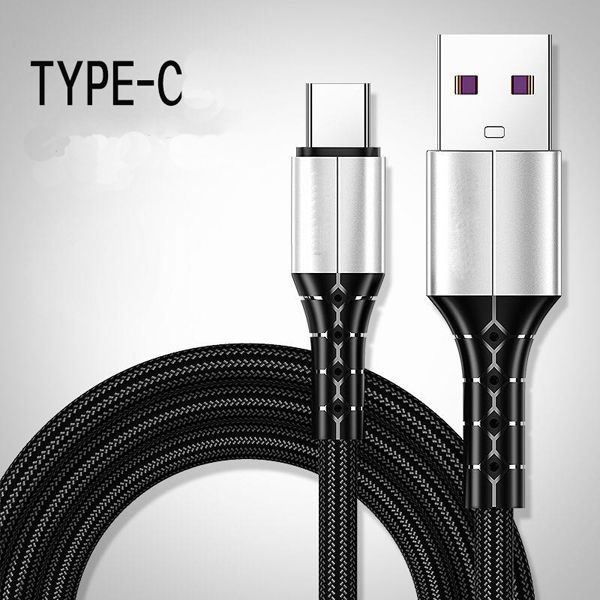 CABLE CARGADOR 2MHA, NYLON, PARA MOVIL-TABLET 1 M