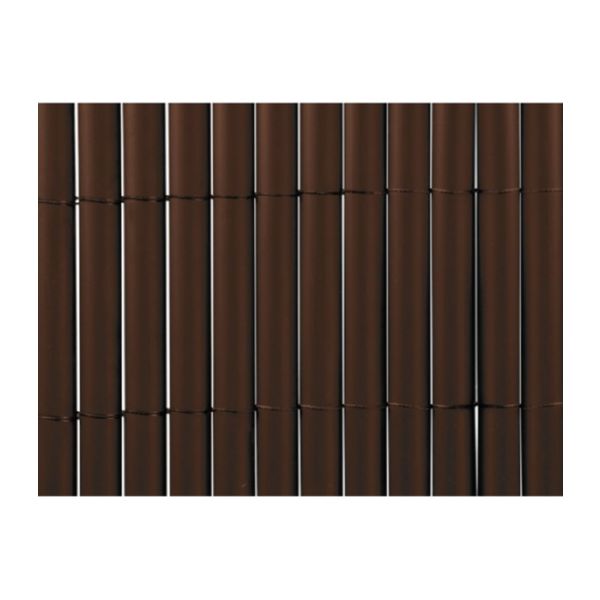 CAÑIZO PVC DOBLE CHOCOLATE 1X3 M