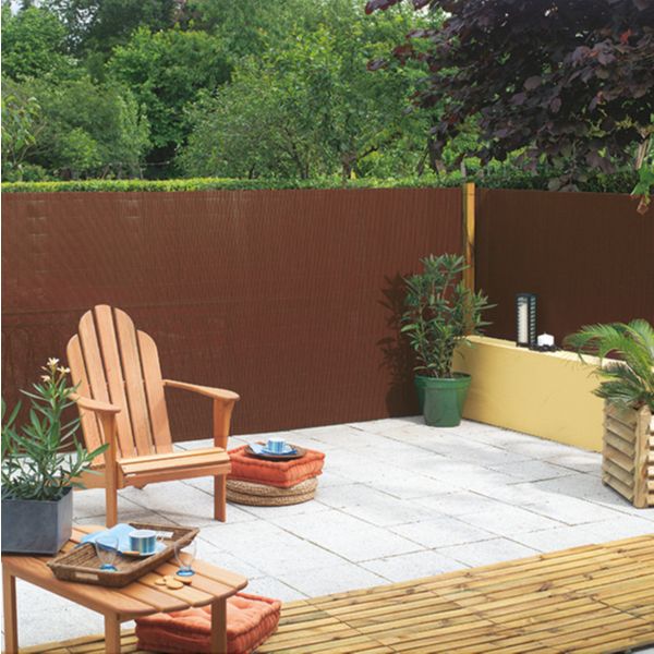 CAÑIZO PVC DOBLE NATURAL 1X3 M