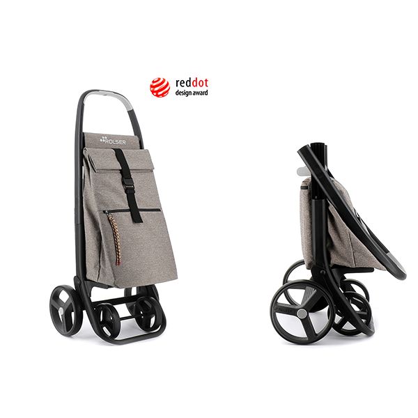 CARRO COMPRA TERMO ECO 8 PLUS 4R GRIS 45+7 L