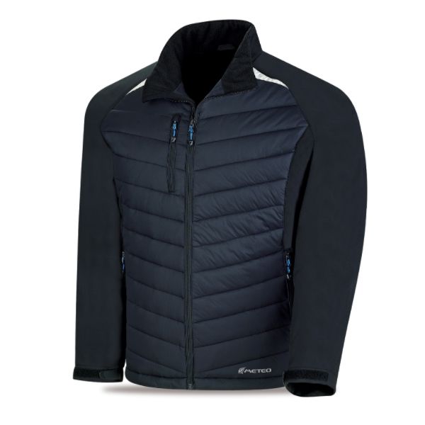 CAZADORA SOFTSHELL HIBRIDA OPALO NEGRO T/XXL