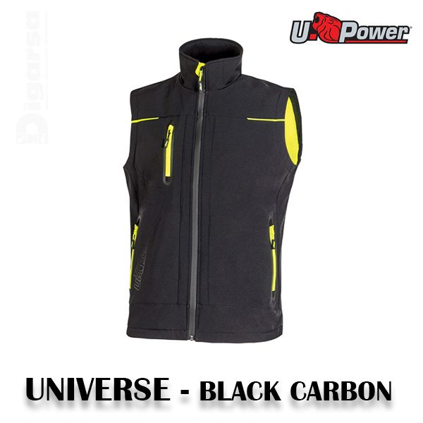 CHALECO UNIVERSE BLACK CARBON TALLA M