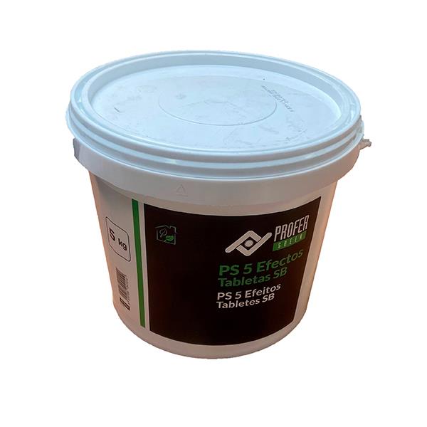 CLORO 5 EF.TAB 250 GRS 5 KG