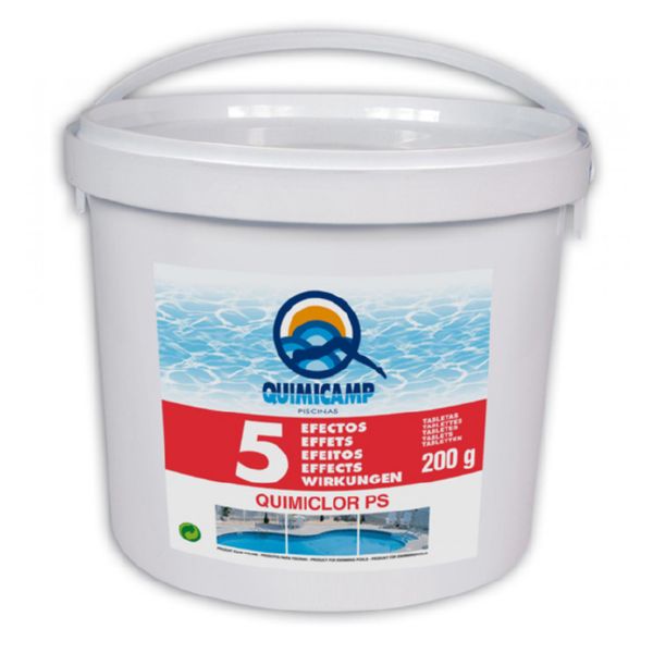 CLORO 5EF TABLETA 200g 10+3Kg QUIMICAMP 10Kg