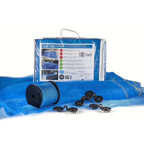 COBERTOR RECOGEHOJAS PISCINAS 6X6 M