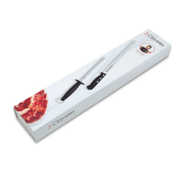 CUCHILLO JAMONERO+CHAIRA 29 CM