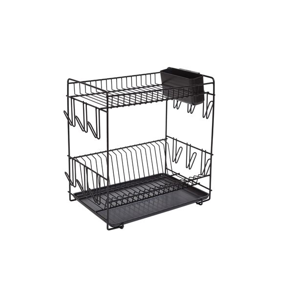 ESCURREPLATOS GRANDE NEGRO 43X25X41,5