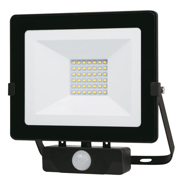 FOCO LED NEGRO IP65 C/SENSOR 10 W