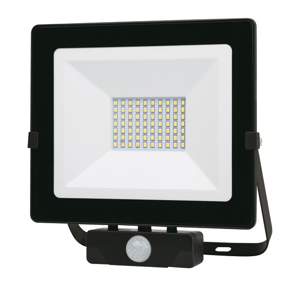 FOCO LED NEGRO IP65 C/SENSOR 50 W