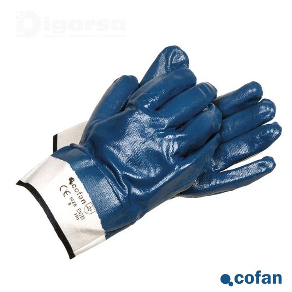 GUANTE AMERICANO NITRILO AZUL TALLA 10