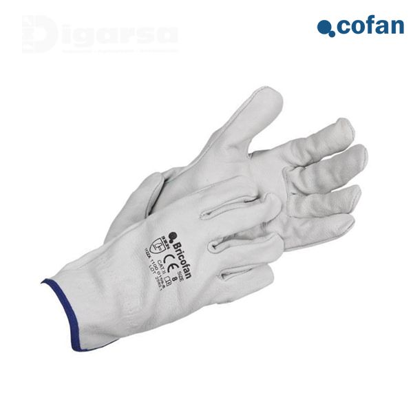 GUANTE PIEL FLOR BRICOFAN T-9