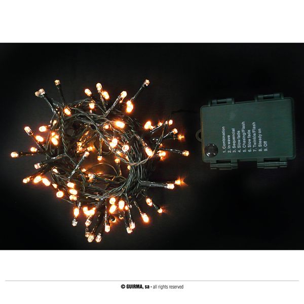 GUIRNALDA 192LED MULTIF BLANCO 14,4 M