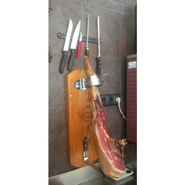 JAMONERO PARED SOPORTE GIRATORIO 65X22 CM