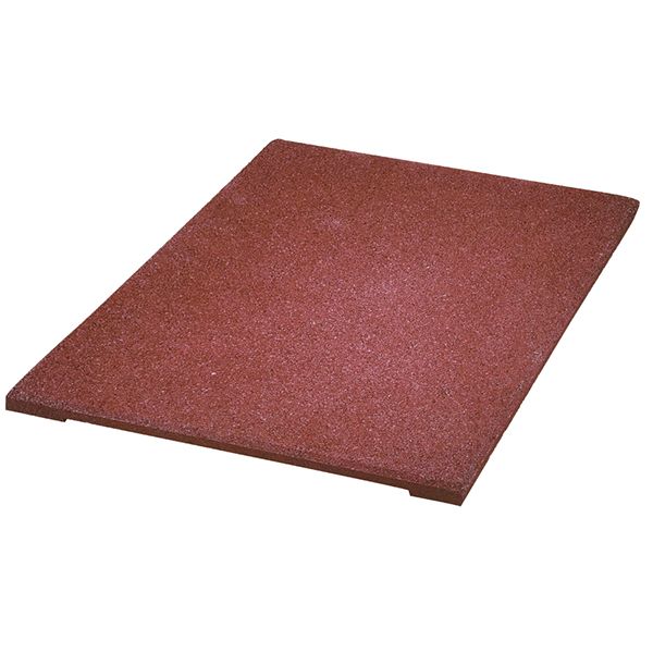 LOSETA CAUCHO GRANULADO ROJO 40X40X2.5