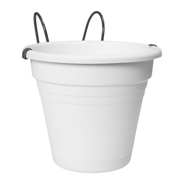 MACETA BALCON+BAND+SOPORTE BCO 20 CM