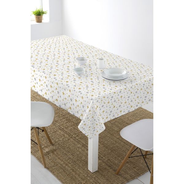 MANTEL ANTIMANCHAS STARS 250X140 CM