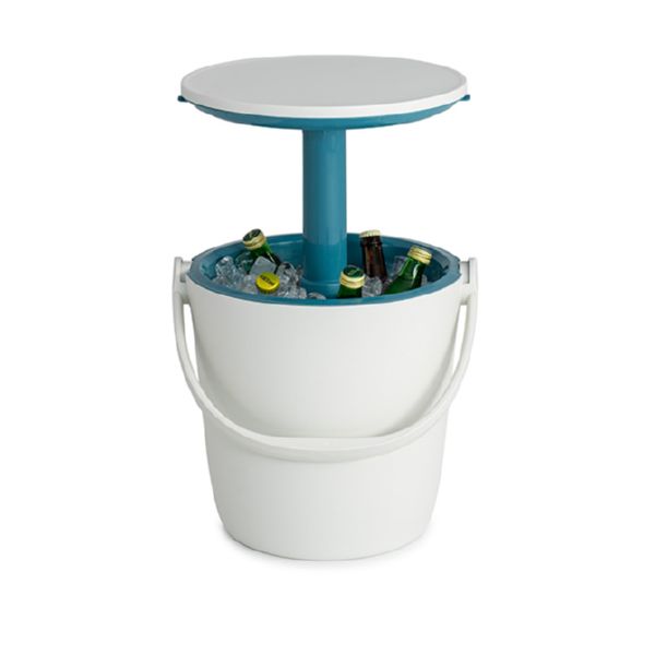 MESA AUX NEVERA GO BAR BCO/AZU 38X38,5X37