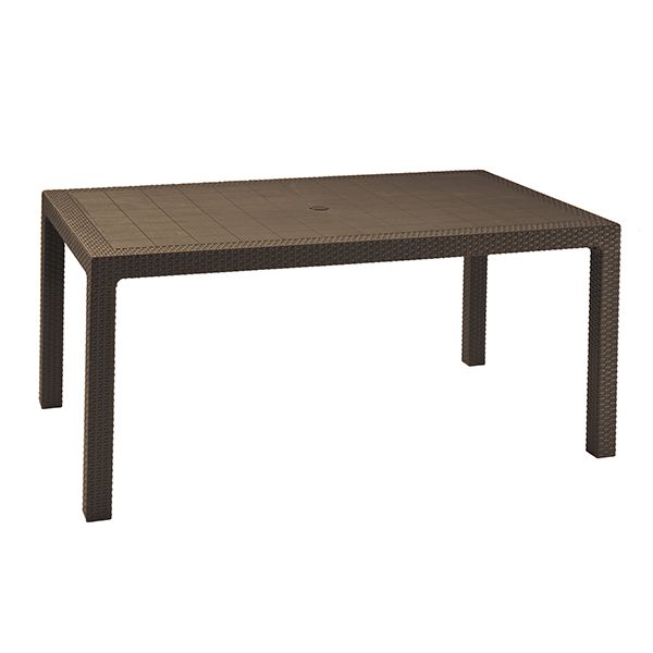 MESA JARDIN RATAN MELODY MARRO 160X94X74