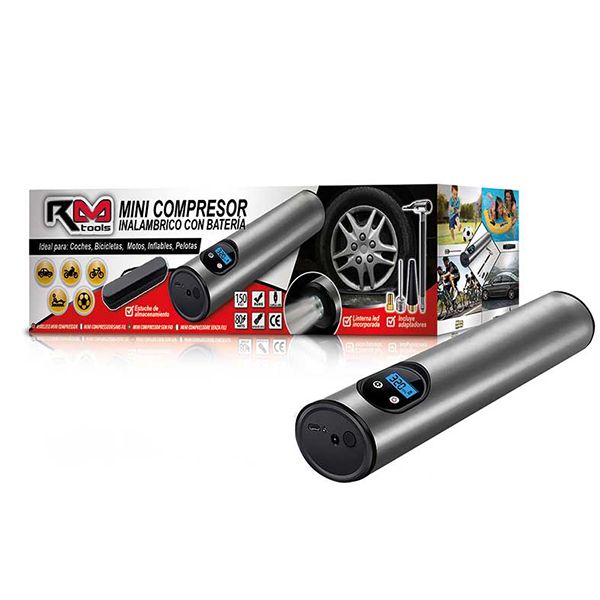 MINICOMPRESOR AIRE PORTATIL INALAMBRICO 12 V