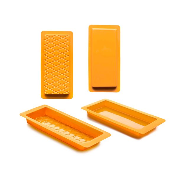 MOLDE TURRON 2SETS LISO ROMBO 23X10
