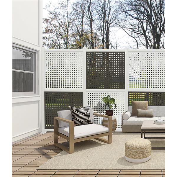 PANEL CELOSIA PP MOON BCO. 1X1 M