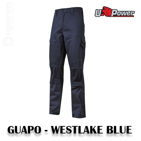 PANTALON DE TRABAJO UPOWER GUAPO WESTLAKE BLUE TALLA 2XL