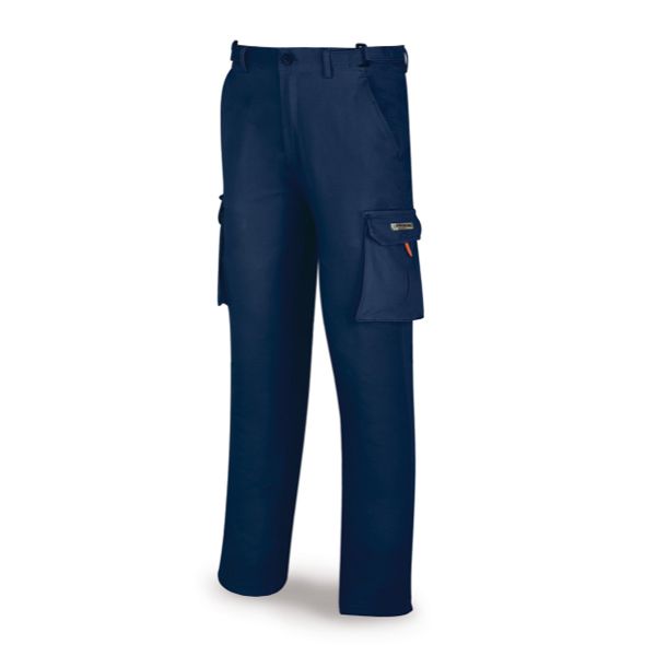 PANTALON ELASTICO PRO, AZUL MARINO, T-38