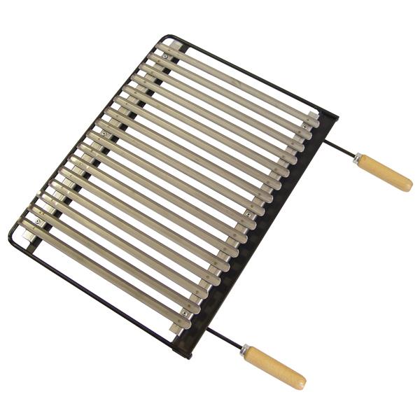 PARRILLA BARBACOA INOX 60X41 CM