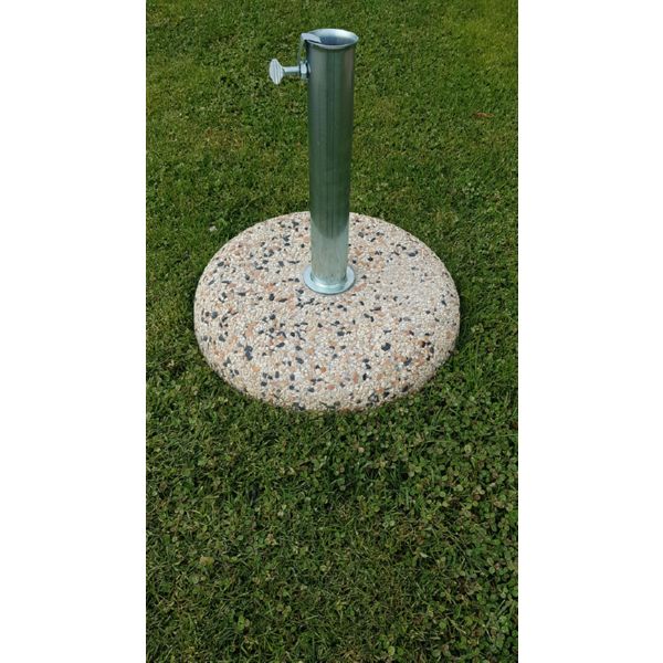 PIE PARASOL CEMENTO 25 KG