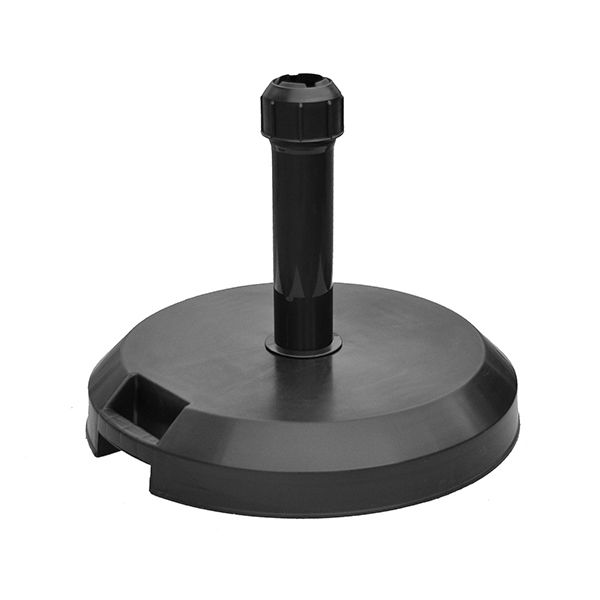PIE PARASOL PP/CEMENTO NEGRO 22 KG