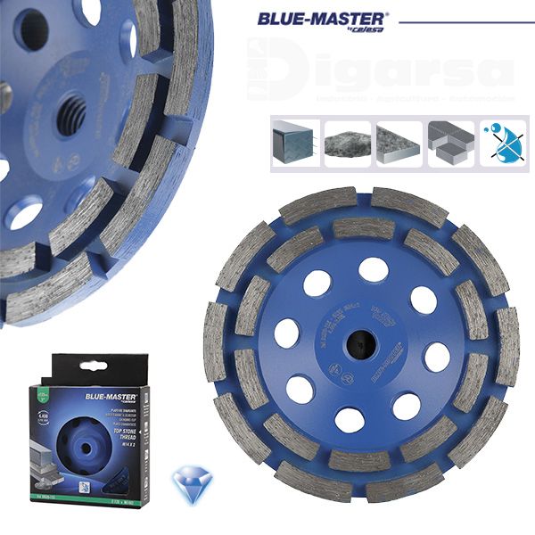 PLATO DIAMANTADO ROSCA M14X2  Ø125