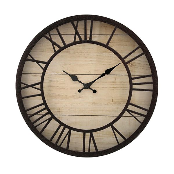 RELOJ PARED DAILY NEGRO 40 CM