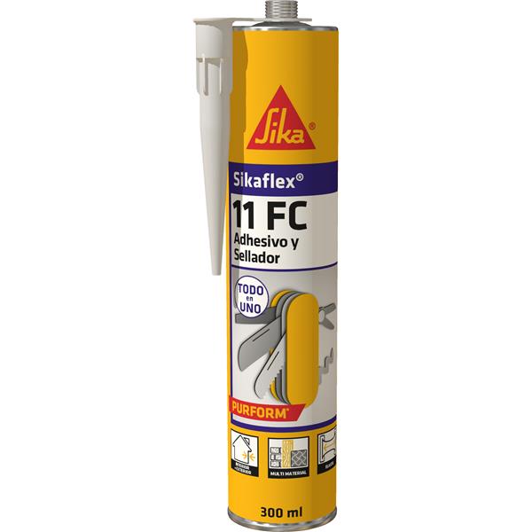SELLADOR ADH. POLIURETANO BLANCO SIKAFLEX 300ml.