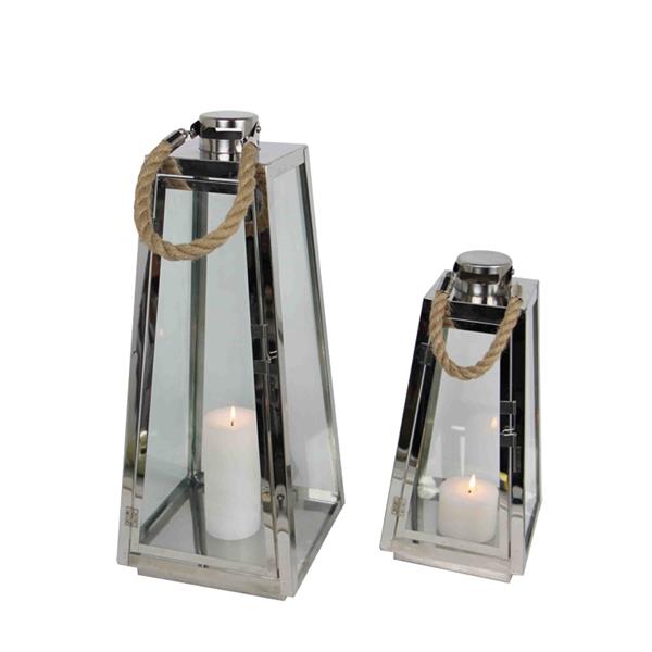 SET 2 FAROLILLOS INOX 2