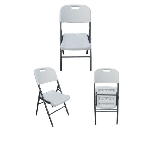 SILLA PLEGABLE POLIETILENO 47X55X85CM