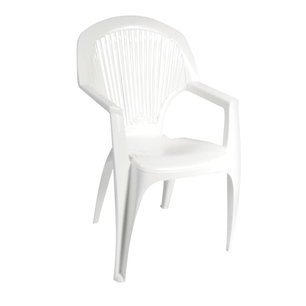 SILLON RESINA ALTO BLANCO -