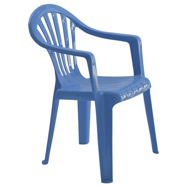 SILLON RESINA INFANTIL AZUL -