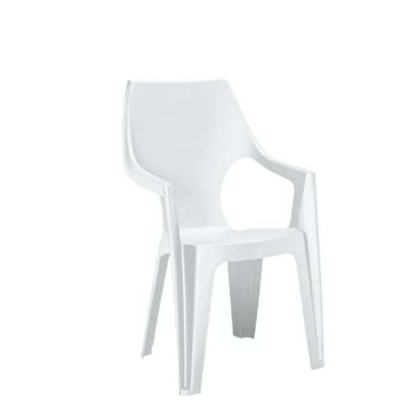SILLON RESINA R.ALTO DANTE BLANCO -