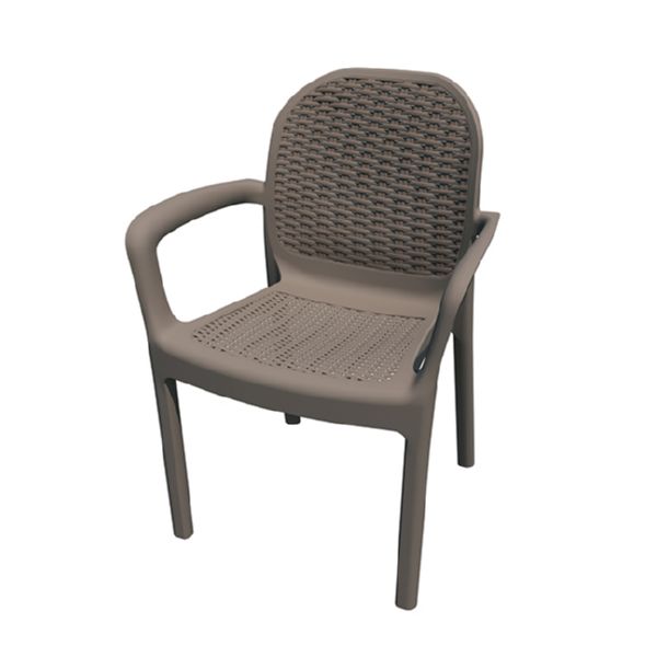 SILLON RESINA RATAN TAUPE GARDENLIFE