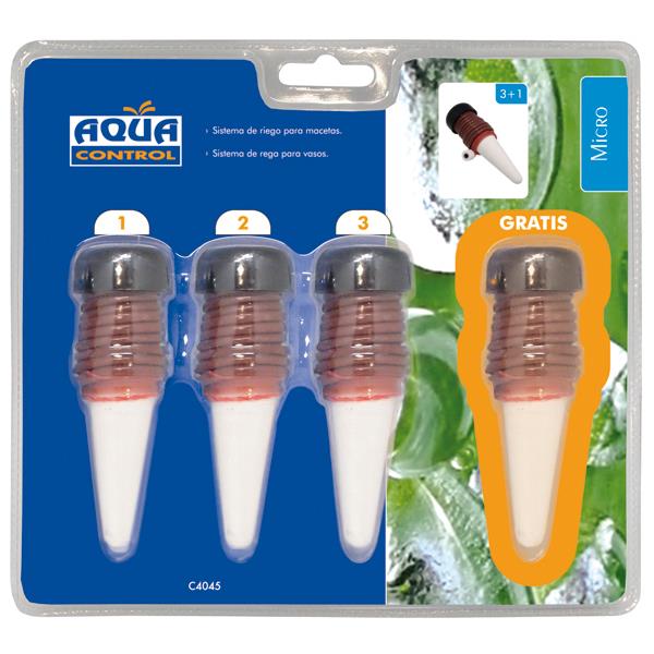 SISTEMA RIEGO MACETAS 3+1 CONO -