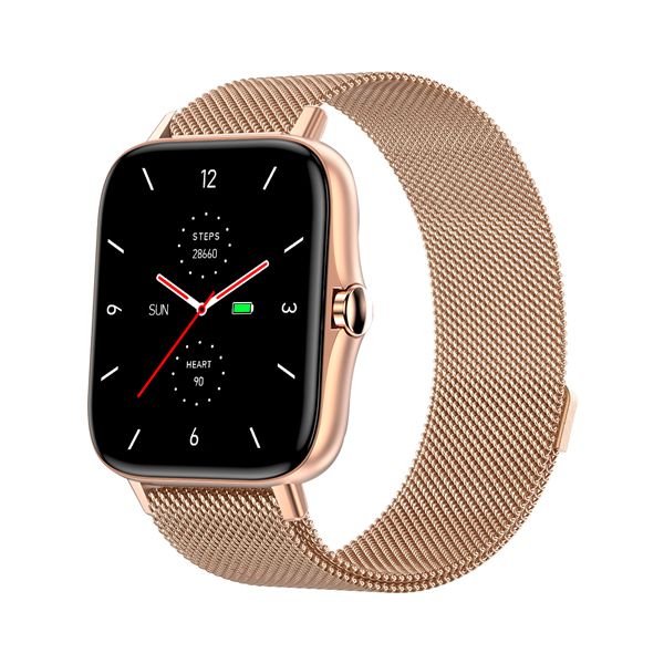 SMARTWATCH MODERN CALLS%SPORTS DORADO